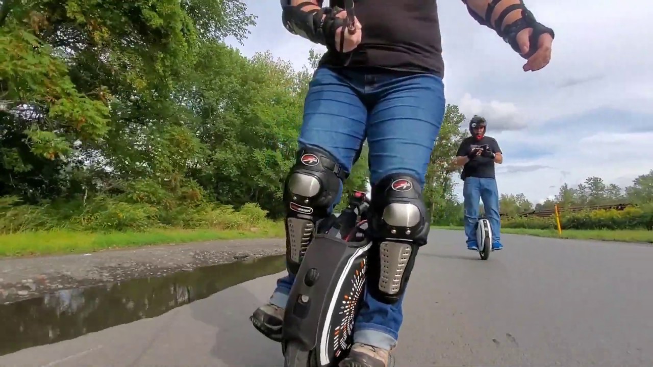 Electric unicycle ride in Utica, NY YouTube