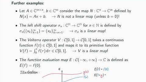 Linear System Theory - 06 Matrices as linear maps - part 1/3