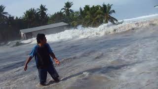 Extreme king tide recorded on Vaitupu -the largest atoll in Tuvalu