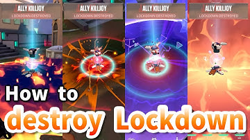 How to destroy Lockdown(Patch8.07)【 VALORANT Killjoy 】