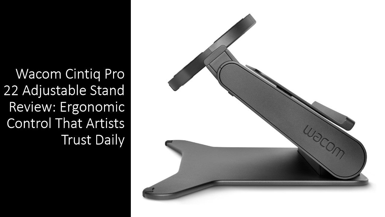 Wacom Cintiq Pro 22 Adjustable Stand Review: Ergonomic Control 