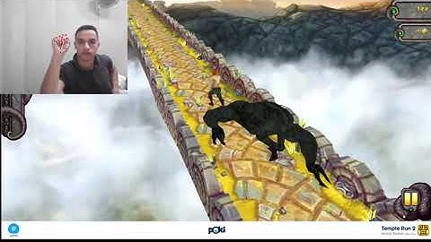 Temple Run with Opencv and MediaPipe