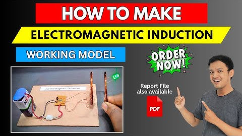 Physics Project for Class 12 | Electromagnetic Induction Working Model | Physics Working Model