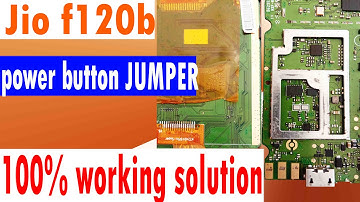 jio f120b power button jumper solution | jio 120 power button ways | jio phone not on only charging