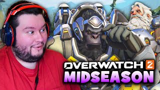 MIDSEASON PATCH OUT NOW + TWITCH DROPS  TANK REVENGE TOUR?  !vpn !ironside | Overwatch 2