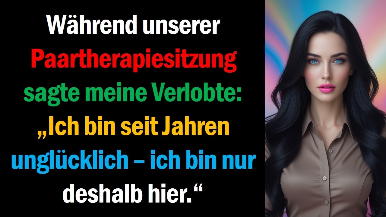 Während unserer Paartherapiesitzung sagte meine Verlobte: „Ich bin seit Jahren unglücklich –