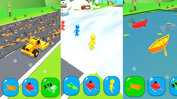 📹 Shape-Shifting🚁🚁🚁 - Walkthrough ALL 59 LEVELS (Android/iOS) level 51-59