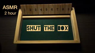 Shut the box ASMR🎲|asmr soft, tapping sound, wooden & mouth sound for deep sleep & whispering😴 screenshot 5