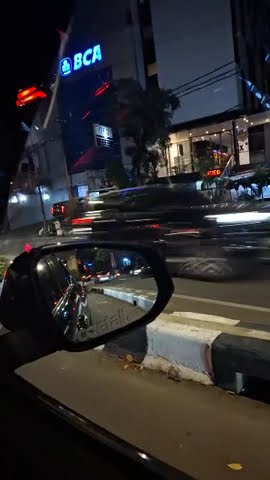Mentahan Naik Mobil Fortuner di Antasari Jakarta Malam Hari