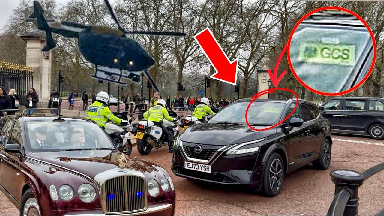 Secret Black Vehicle Slips into Buckingham Palace as Royal Security Tightens