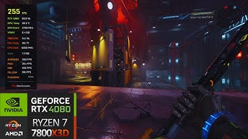 Ghostrunner 2 l RTX 4080 + Ryzen 7 7800X3D l 1440p High Graphics Settings