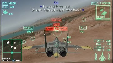 Ace Combat X Hard Playthrough Mission 8A Striking Point
