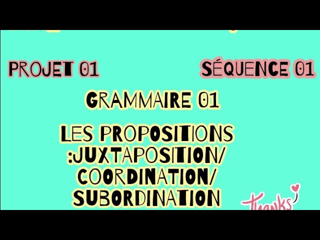 4AM-Français-Projet 1/Séquence 1: Grammaire-partie01