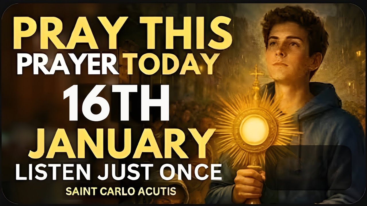 🙏ПРОСЛУШАЙТЕ ЭТУ КОРОТКУЮ И СРОЧНУЮ МОЛИТВУ ВСЕГО ОДИН РАЗ И ПОЛУЧИТЕ СВОЕ ЧУДО СЕГОДНЯ - КАРЛОС ...