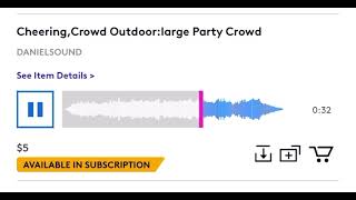 Sound Ideas, Cheering, Crowd - Outdoor Large Party Crowd, Audience