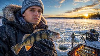 Ice Fishing for Dinner!