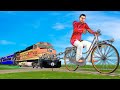 विशालकाय साइकिल आदमी GIANT CYCLE MAN Hindi Kahaniya Stories - Funny Hindi Comedy Video