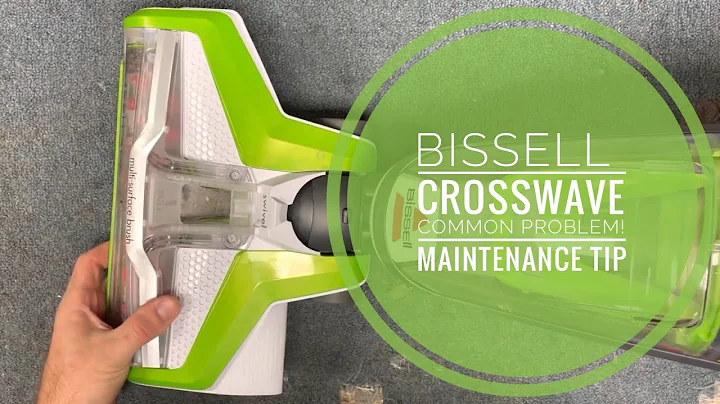 Comment entretenir votre Bissell Crosswave et nettoyer la brosse rotative