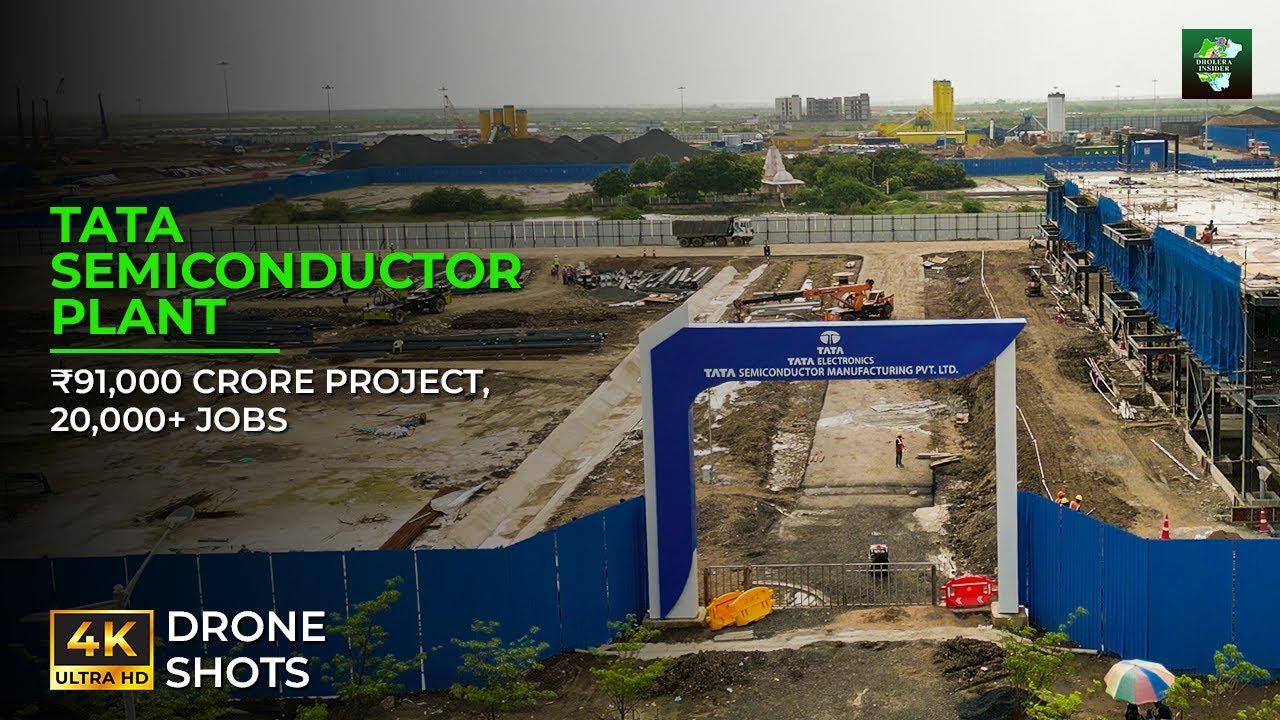 This Changes India Forever 🇮🇳 | Tata Semiconductor Fab Dholera | 20,000+ Jobs | 2026 Drone View