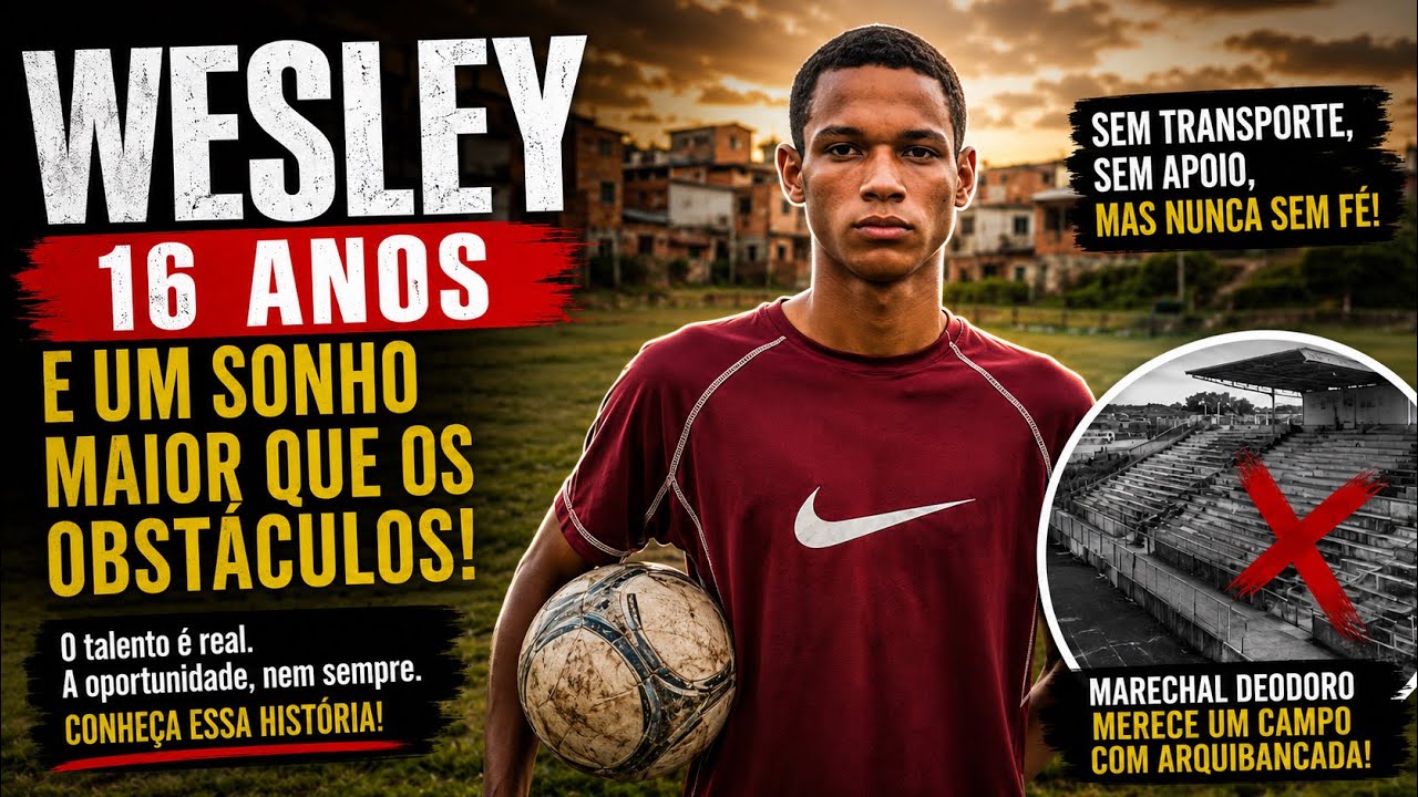 🎤⚽️ Até quando talentos como Wesley serão esquecidos?