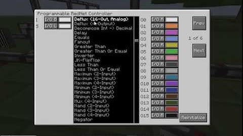 Voltz 2.0.4 - Las Vegas Light Show with Rednet Controler - Minefactory Reloaded - Demux/Counter
