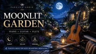 Moonlit Garden 🌙 Dreamy Piano, Guitar & Flute for Sleep, Relaxation & Meditation | Passage Audio screenshot 2