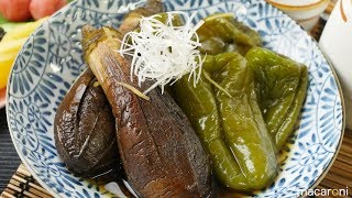 種もワタもイケる！？ なすと ピーマンの 丸ごと 煮物 のレシピ 作り方
