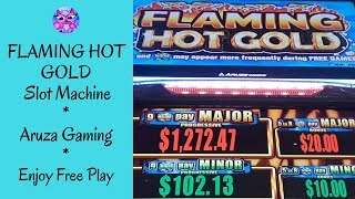 FLAMING HOT GOLD Slot Machine * Aruza Gaming * Enjoy $30 Free Play - Ms.Kitty Slot Channel
