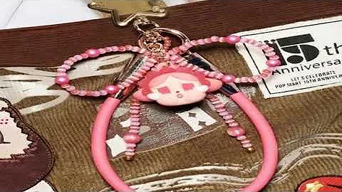 POPMART Celebrating The Moment POP MART 15TH ANNIVERSARY Series Data Cable Pendant Blind Box Guess B