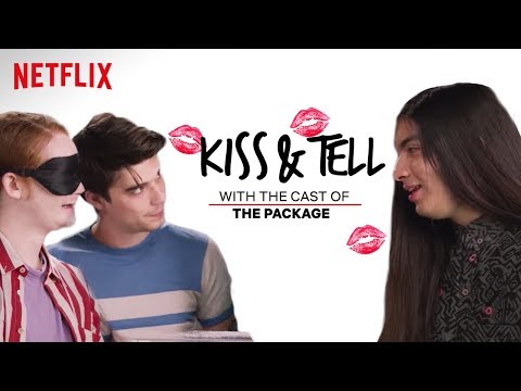 cast-of-the-package-kisses-an-eggplant-&-other-weird-stuff-|-kiss-&-tell-|-netflix
