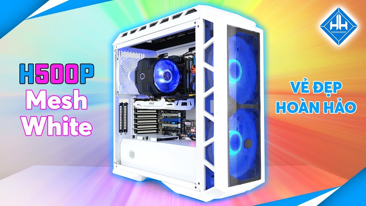 Cooler Master MasterCase H500P Mesh White: Quá Đẹp, Quá Hoàn Hảo!