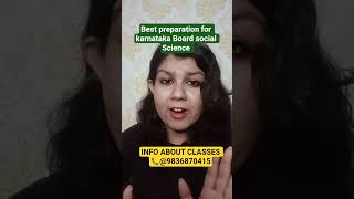 Best Preparation for Karnataka Board Social Science Exam | Smart Study Tips #KarnatakaBoard