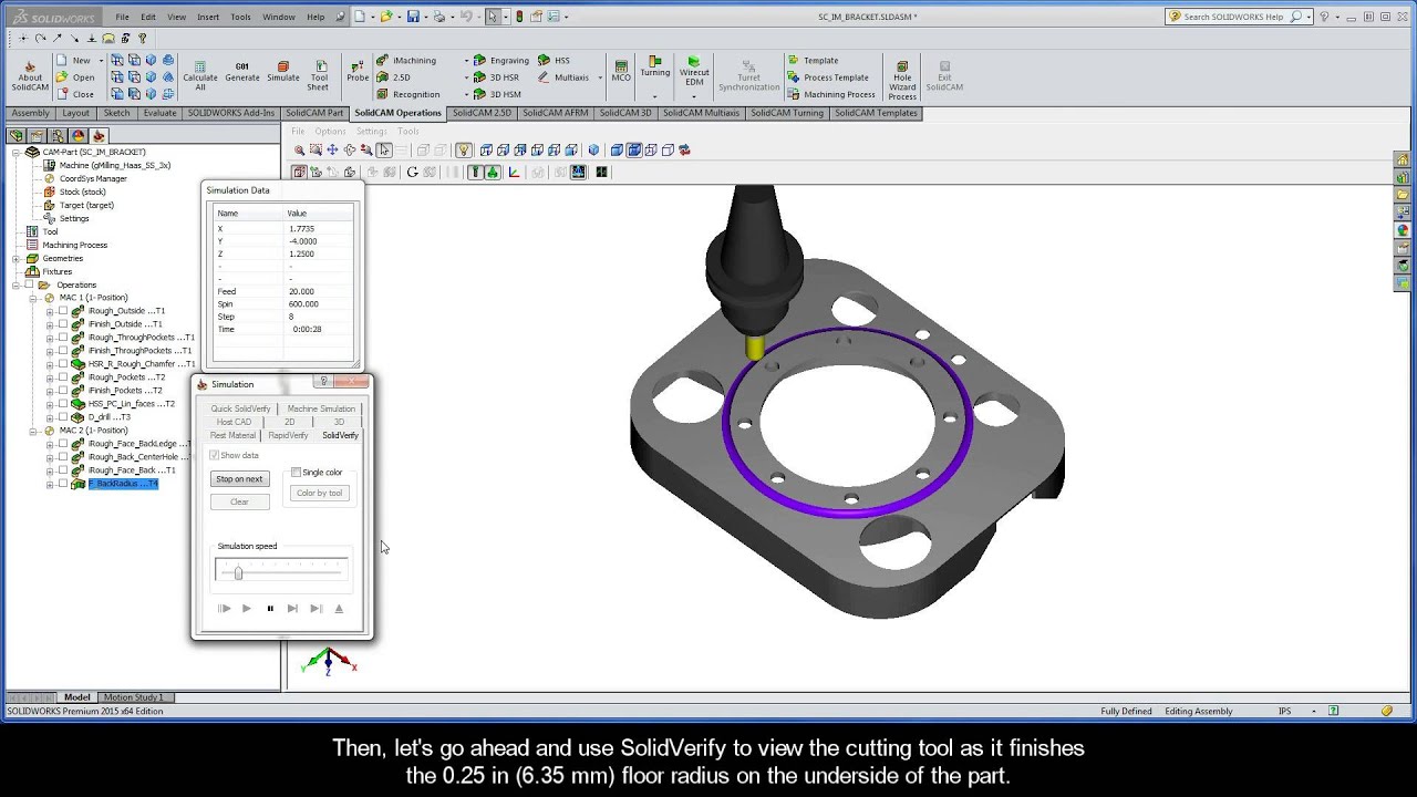 Floor Radius Finishing