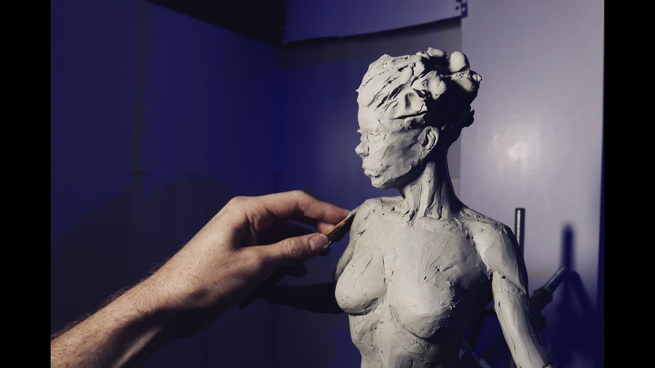 human clay sculpture