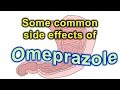 Common side effects of omeprazole