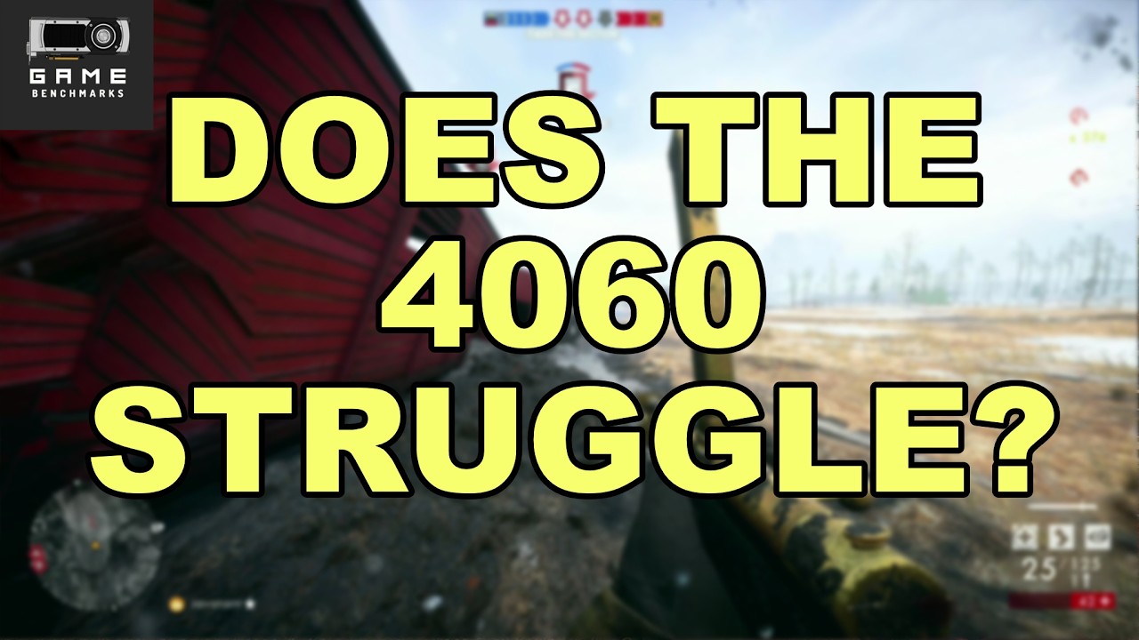 RTX 4060 | Battlefield 1 Performance Review | Benchmark 1080P, 1440P, 4K 2024