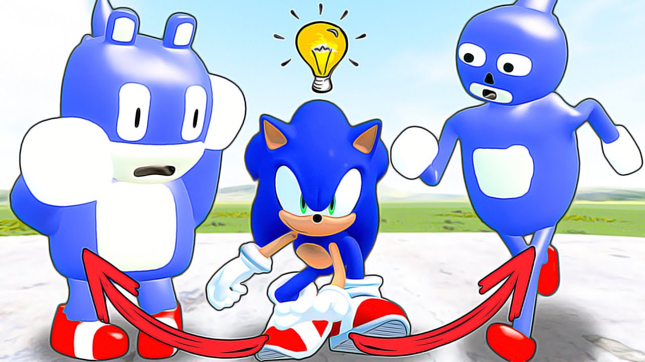 TURNING REALISTIC INTO 3D SONIC CLONES MEMES In Garry's Mod!?