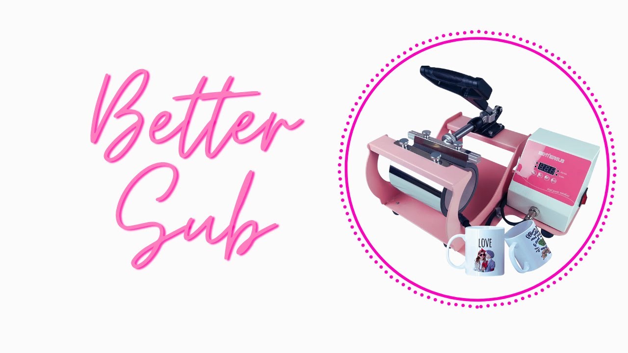 How to use BetterSub mug heat press machine? 