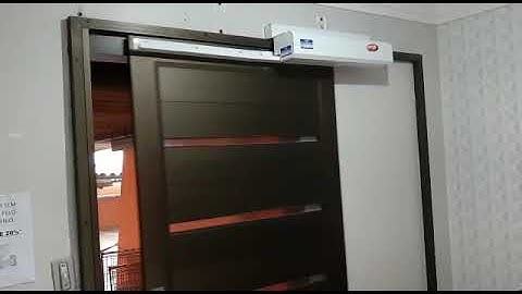 Porta Social Automática Deslizante Cremalheira RAC PPA