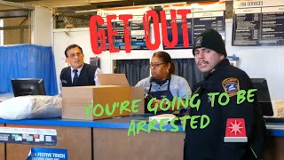 Kearny police 🚨 respond to post office. 