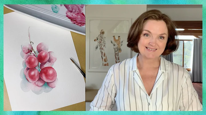 Painting Grapes in watercolour // Preparation is key
