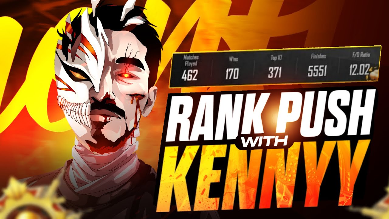 CONQUEROR DONE :) RANK PUSH | BGMI LIVE | KENNYY