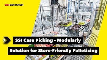 SSI Case Picking – Modularly Solution for Store-Friendly Palletizing
