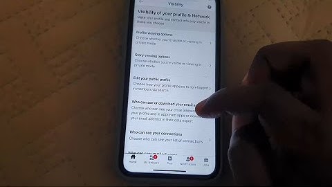 How to Hide your Email Address on Linkedin