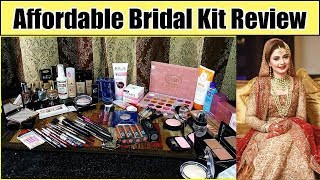 AFFORDABLE BRIDAL KIT COMPLETE  REVIEW In Urdu & Hindi || Bridal Kit