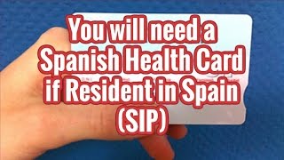 Top Tips For Moving To Spain - Health Care Card