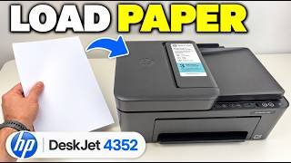 How to Load Paper in your HP DeskJet 4352 Printer
