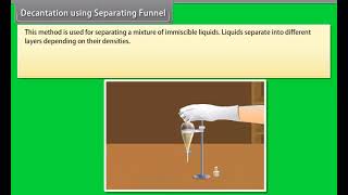 Decantation using Separating Funnel