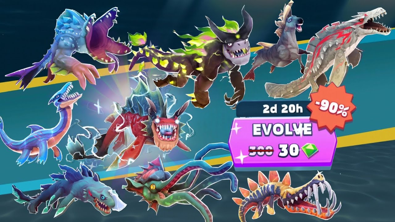 ALL HUNGRY SHARK EVOLUTION 90% OFF (GREAT JAWSOME DISCOUNT) - HUNGRY SHARK EVOLUTION