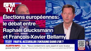 Élections européennes: le débat entre Raphaël Glucksmann et FrançoisXavier Bellamy en intégralité